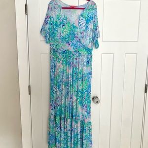 Lilly Pulitzer Jessi Flutter dress, XL, like new